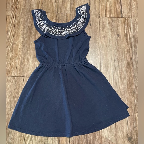 The Children’s Place Girls Navy Dress - Picture 1 of 5